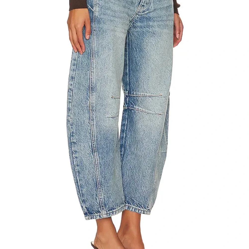 We The Free X Free People- Good Luck mid rise barrel jeans - Picture 3 of 10